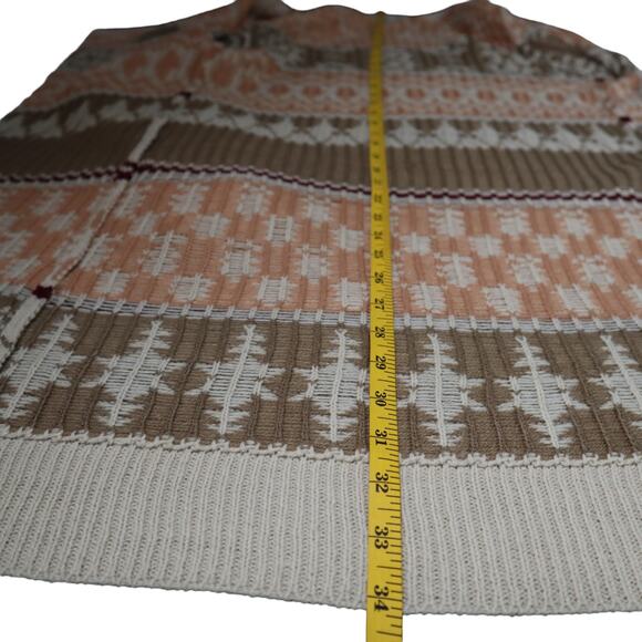 Tobi Womens Waterfall Cardigan Sweater Size M/L Aztec Southwestern Open Front - Picture 7 of 7